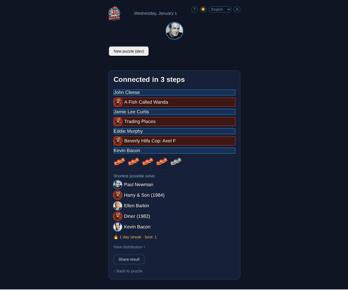 Daily Bacon gameplay