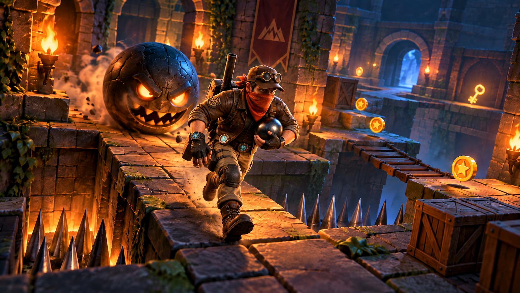 Maze Baller Bob gameplay